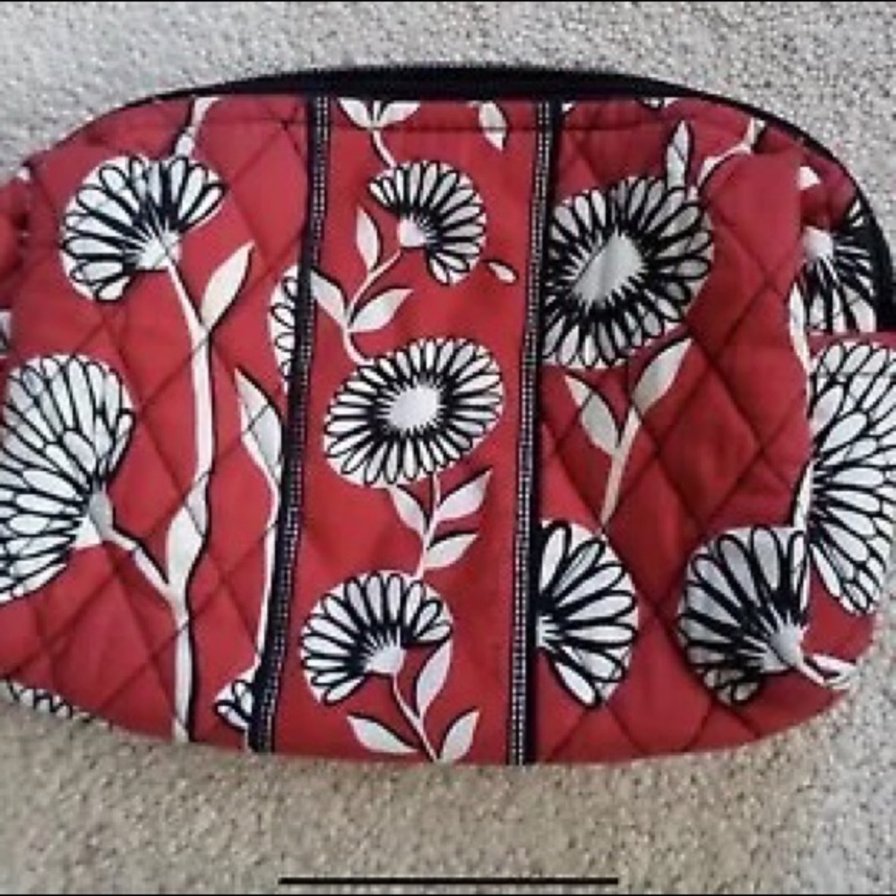 Vera Bradley Disco Daisy cosmetic bag
